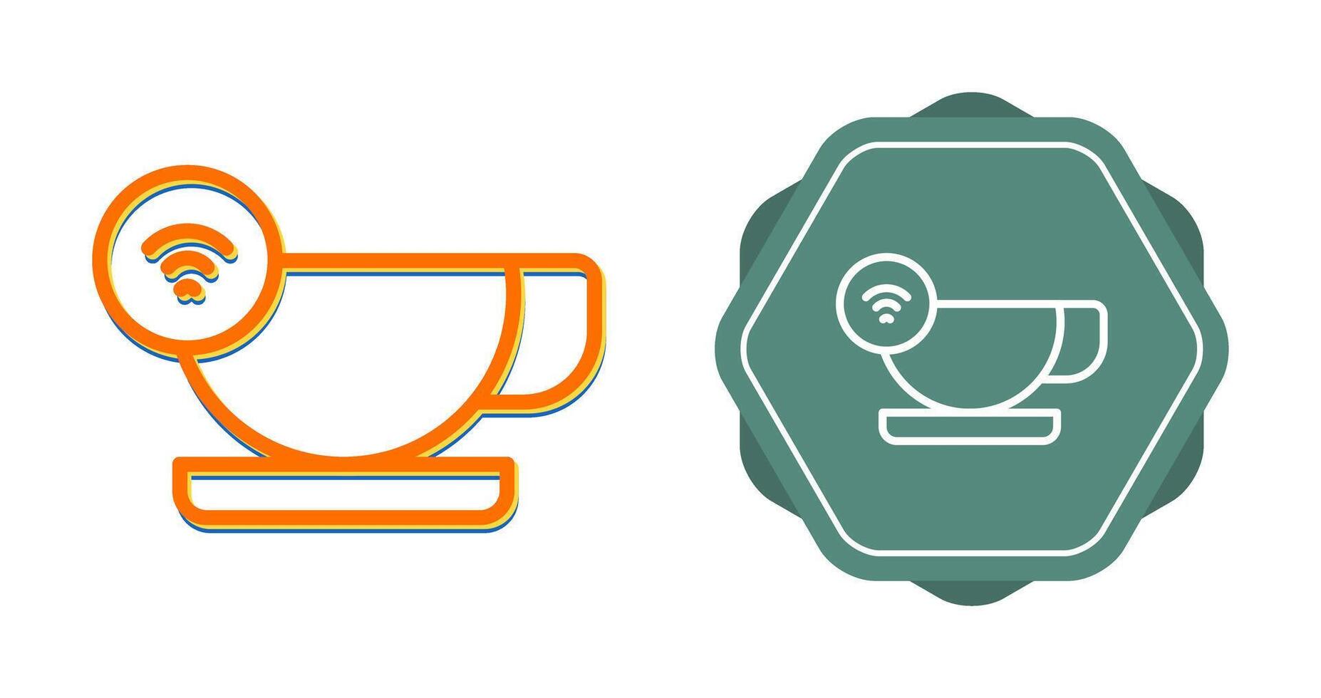 Smart Coffee Mug Vector Icon