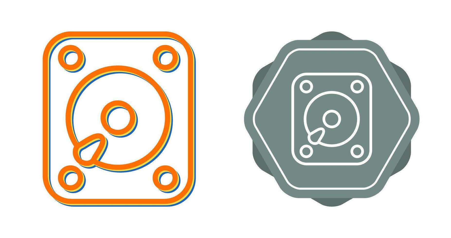 External Hard Drive Vector Icon