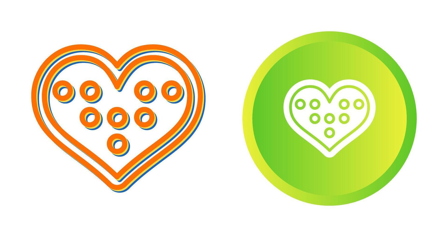 Chocolates in heart Box Vector Icon