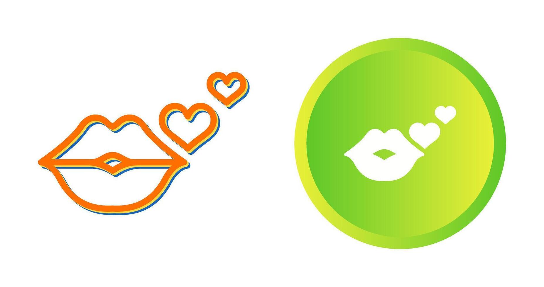 Kiss Vector Icon