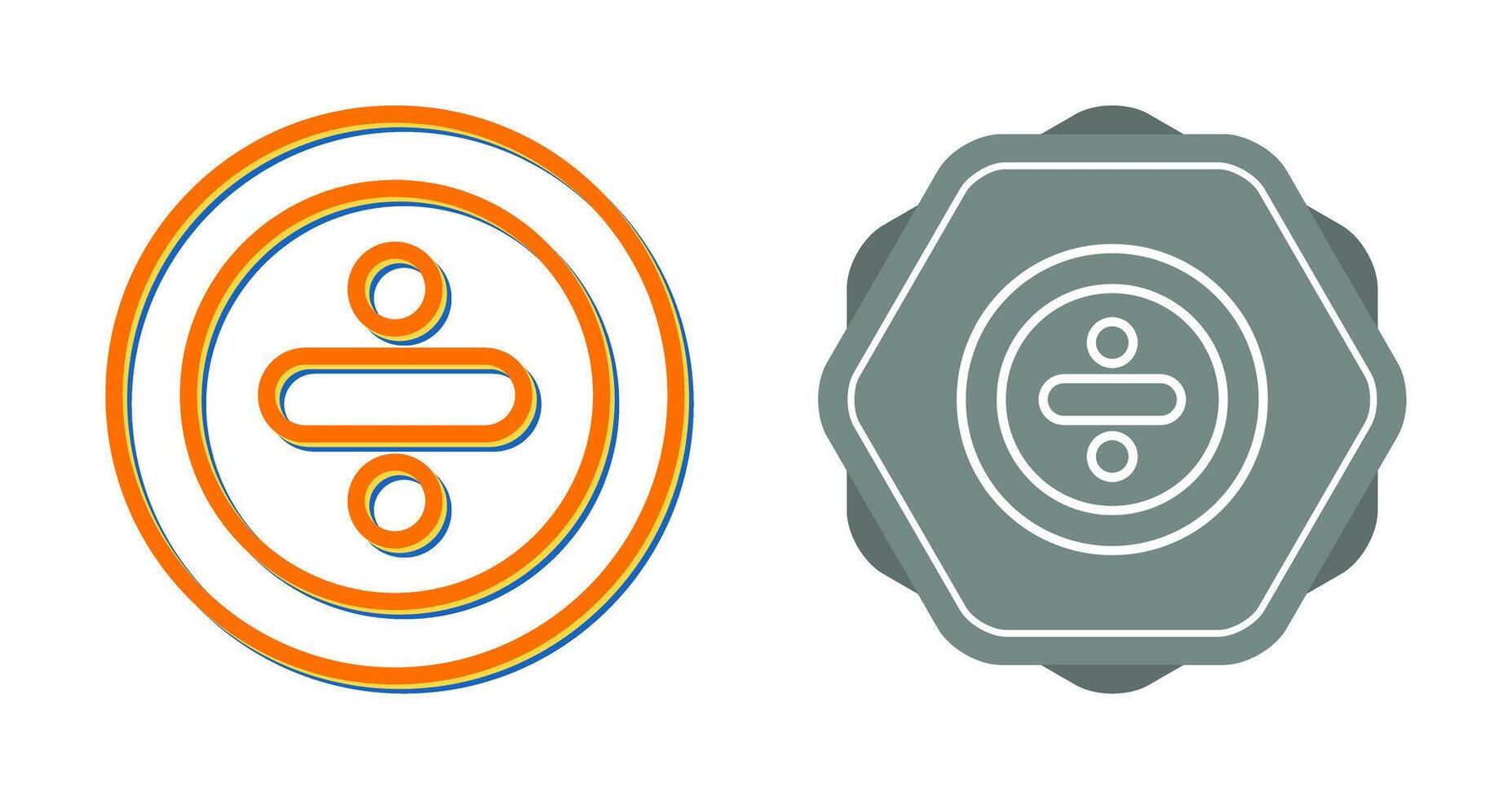 Division Vector Icon