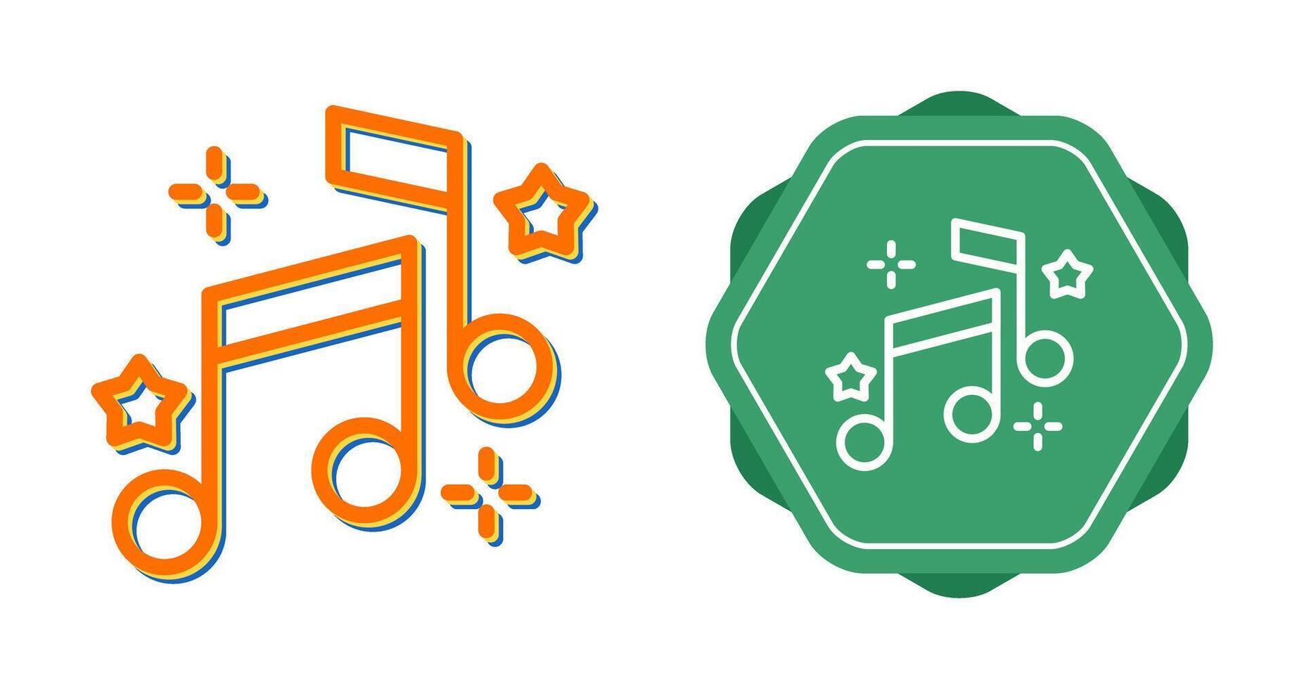 icono de vector de nota musical