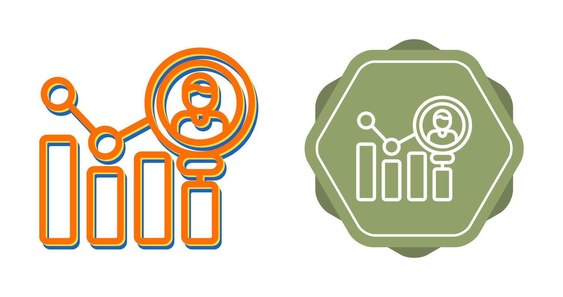 Customer Analytics Vector Icon