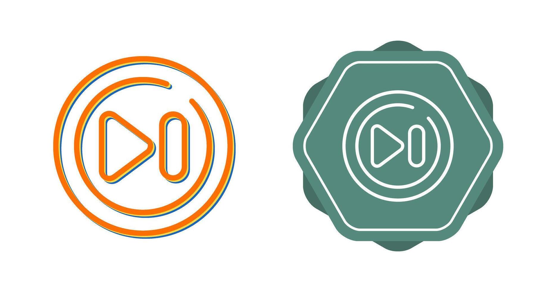 Fast Forward Circle Vector Icon