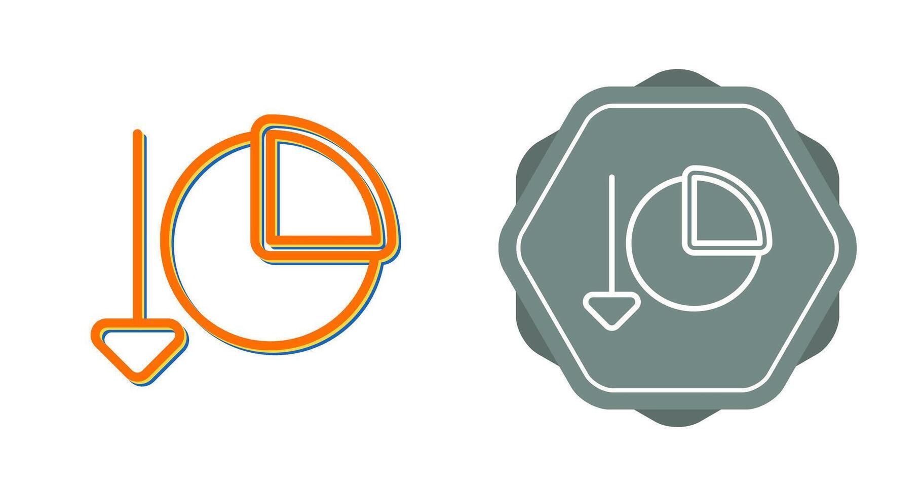 Chart Decreasing Vector Icon