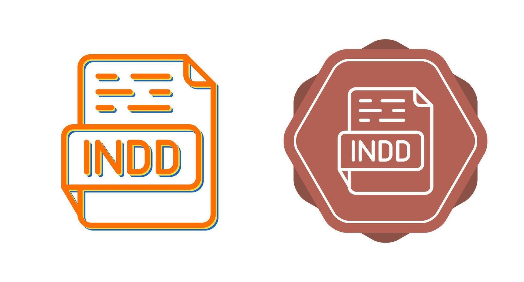 INDD Vector Icon