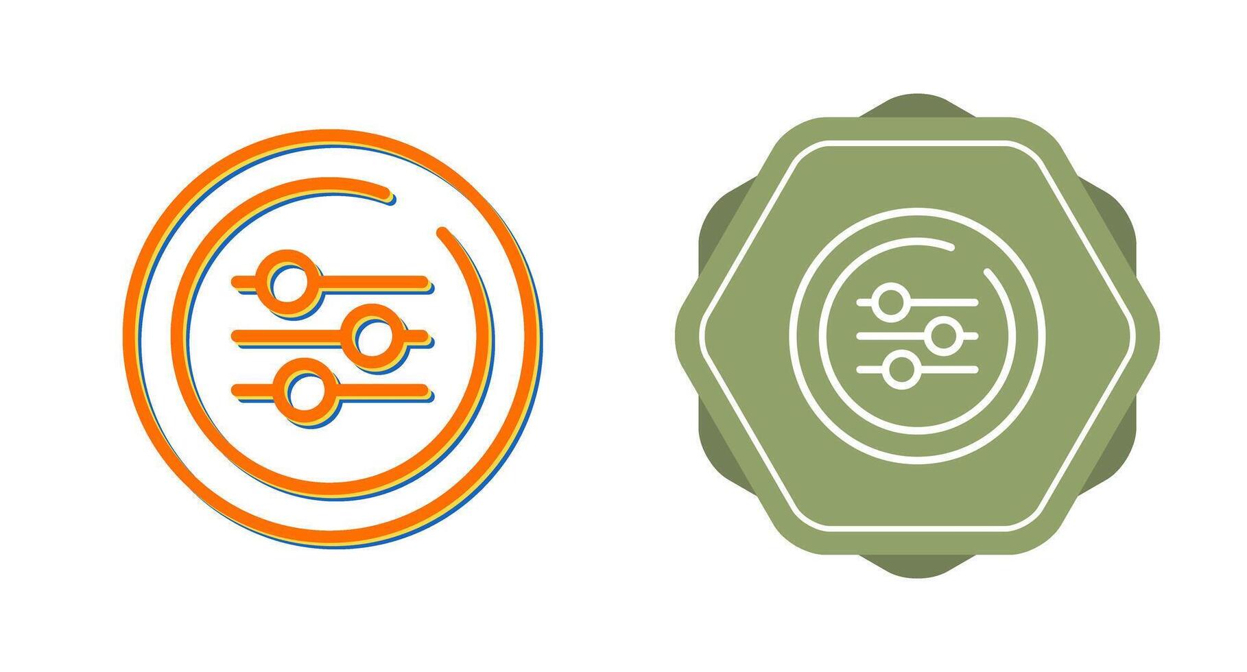 Equalizer Circle Vector Icon