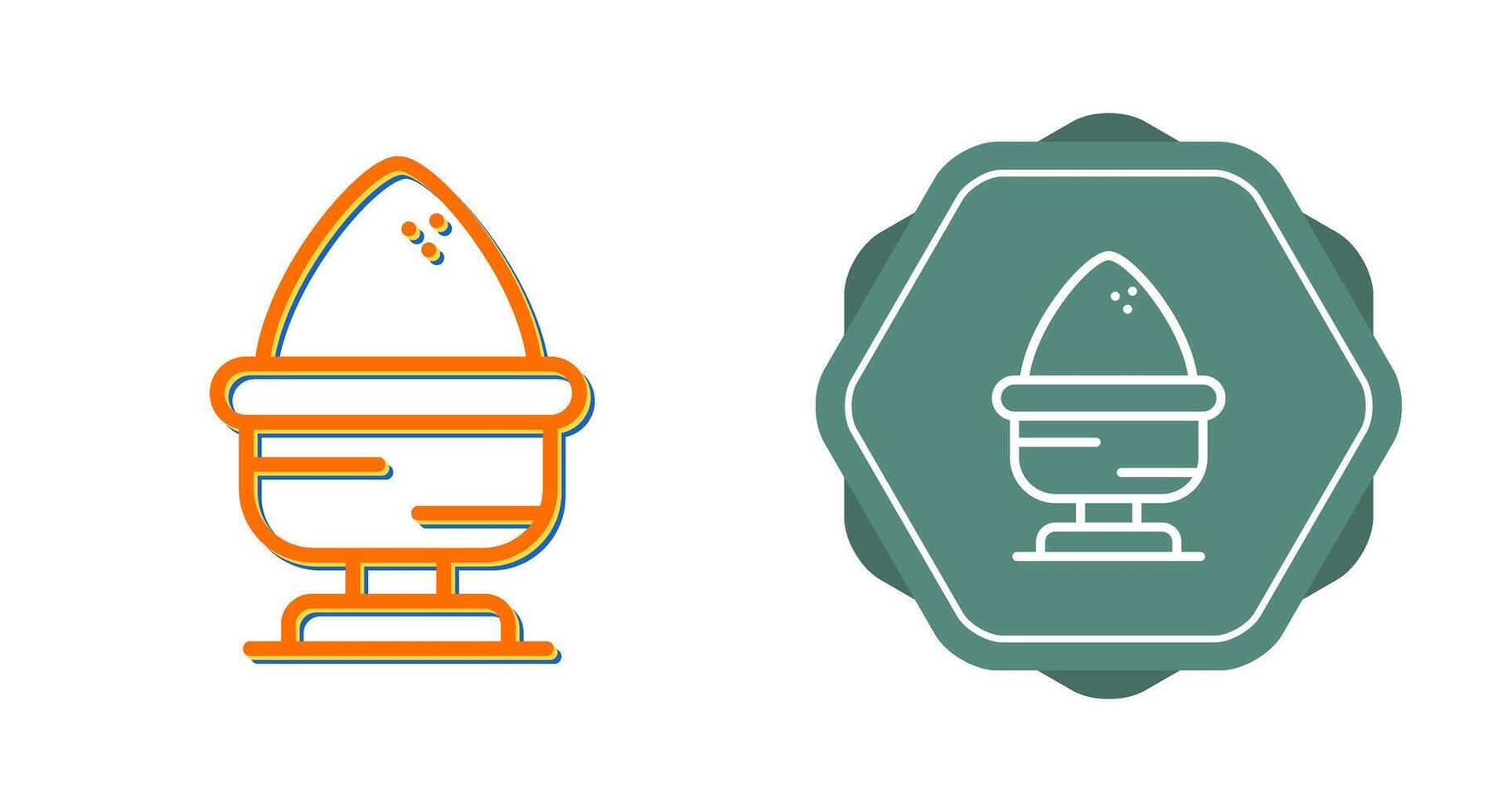 Boiled Egg Vector Icon