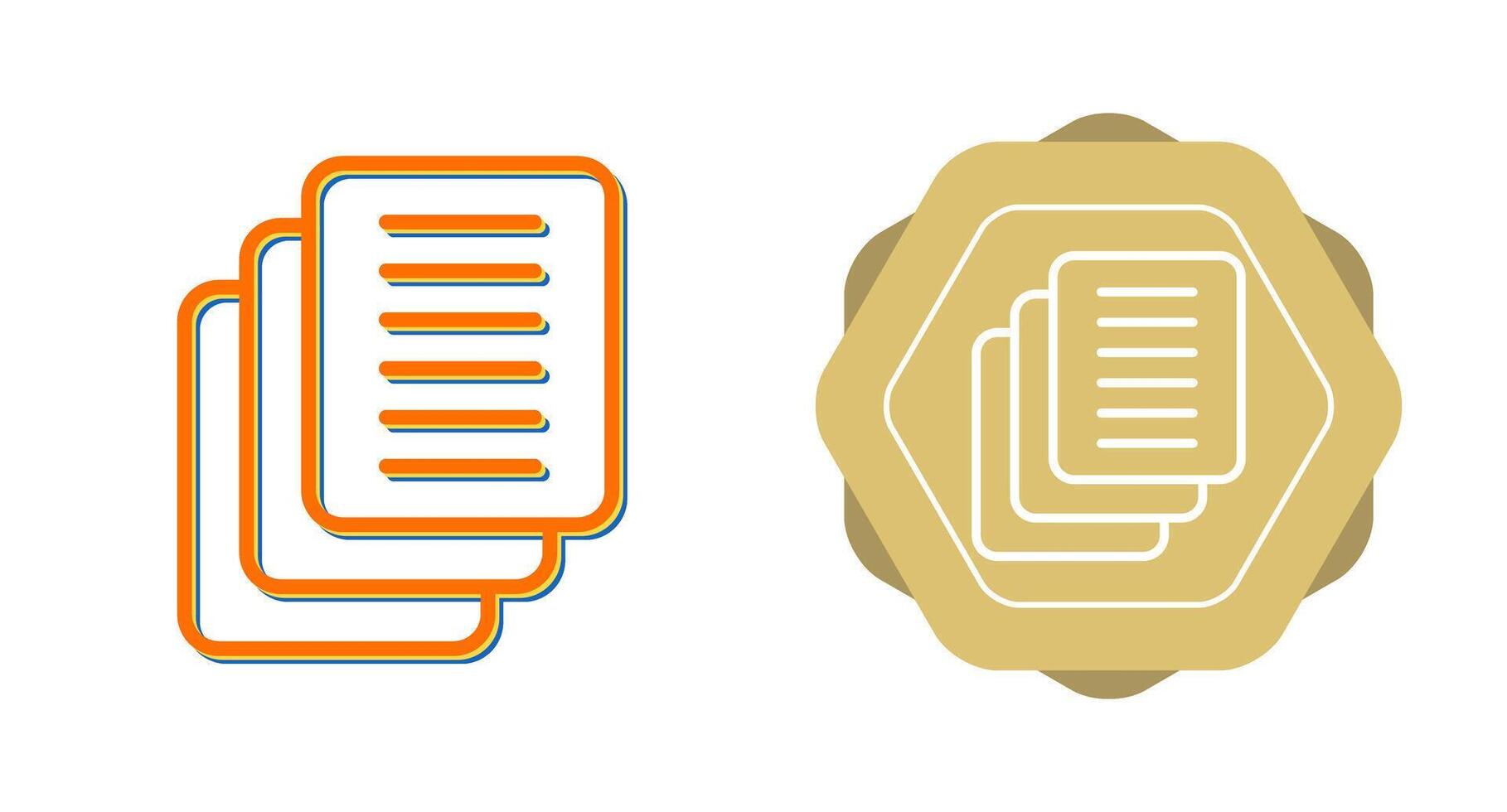 Document Version Control Vector Icon