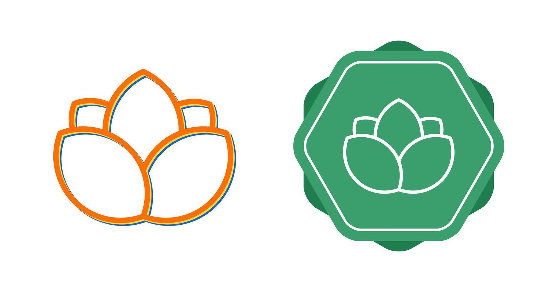 Lotus flower Vector Icon