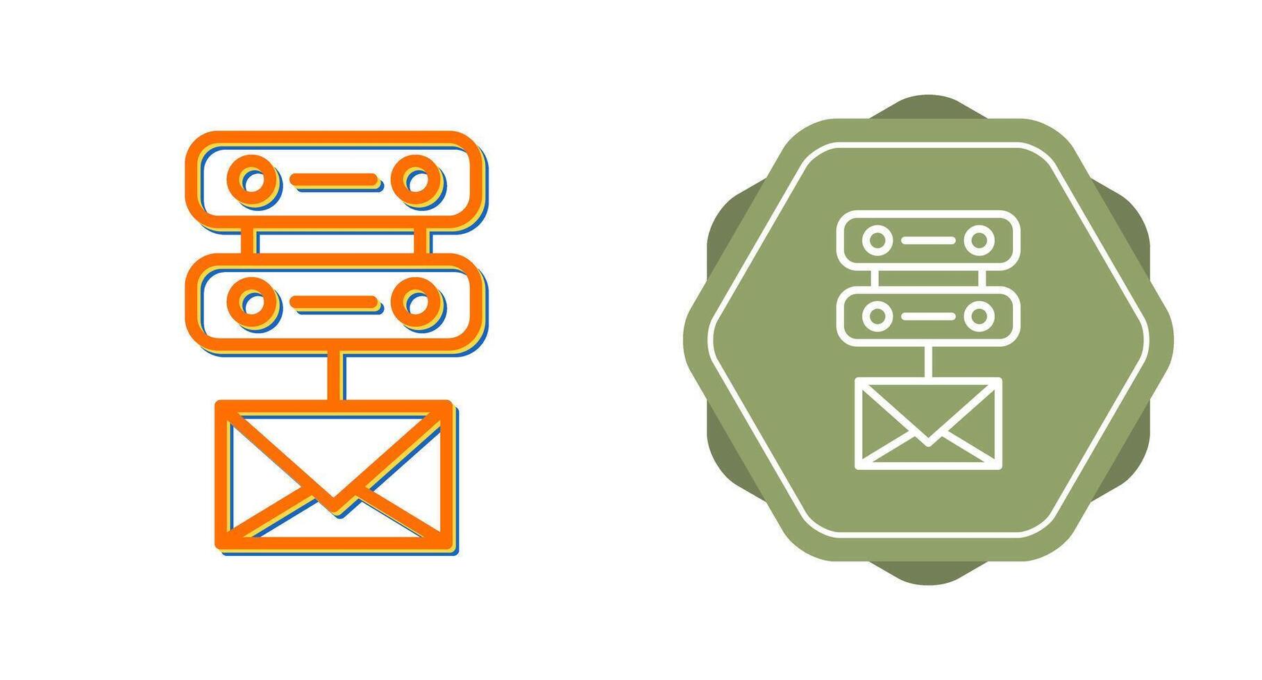 Email Server Vector Icon