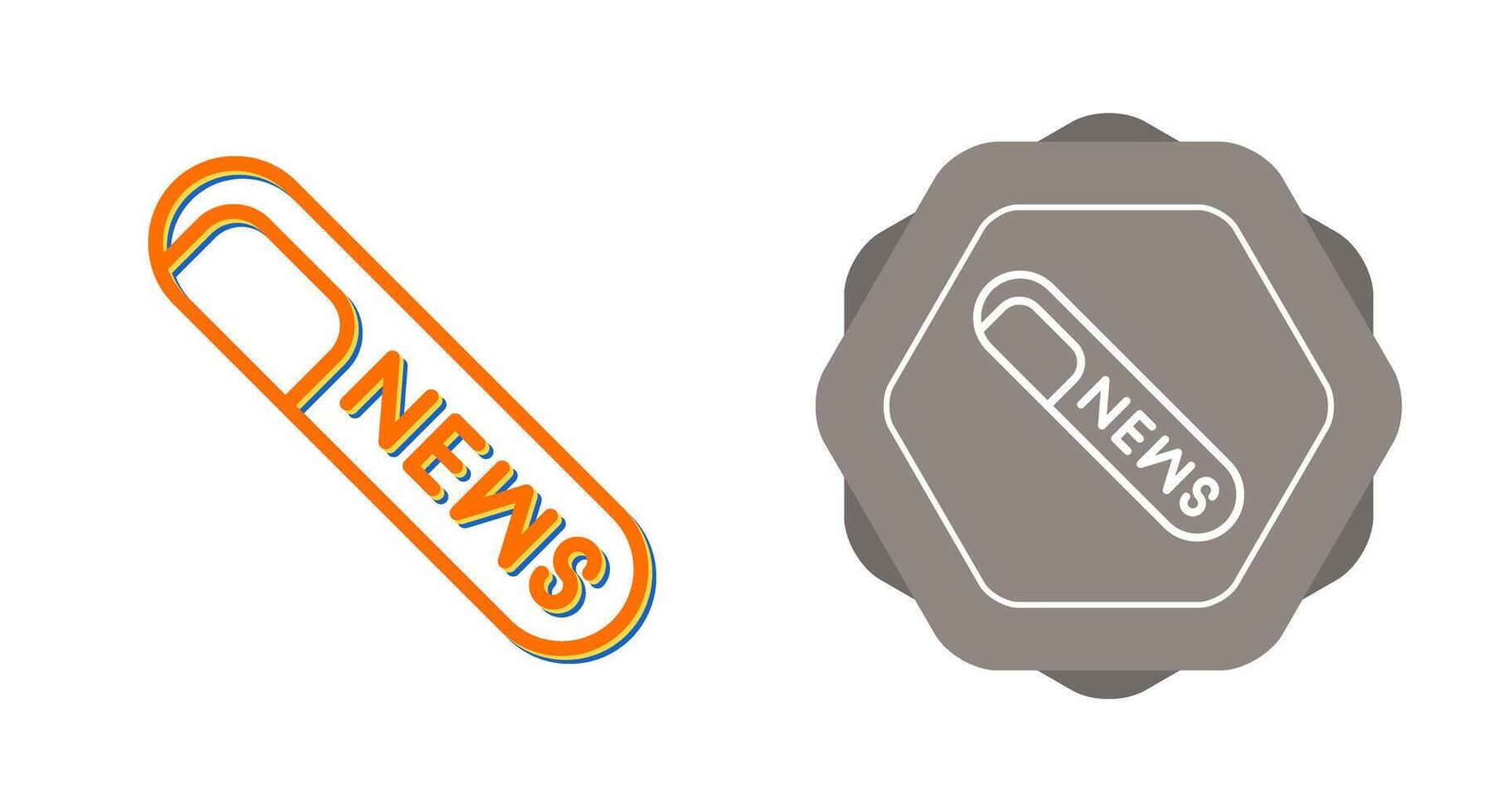Rolled Up Newspaper Vector Icon