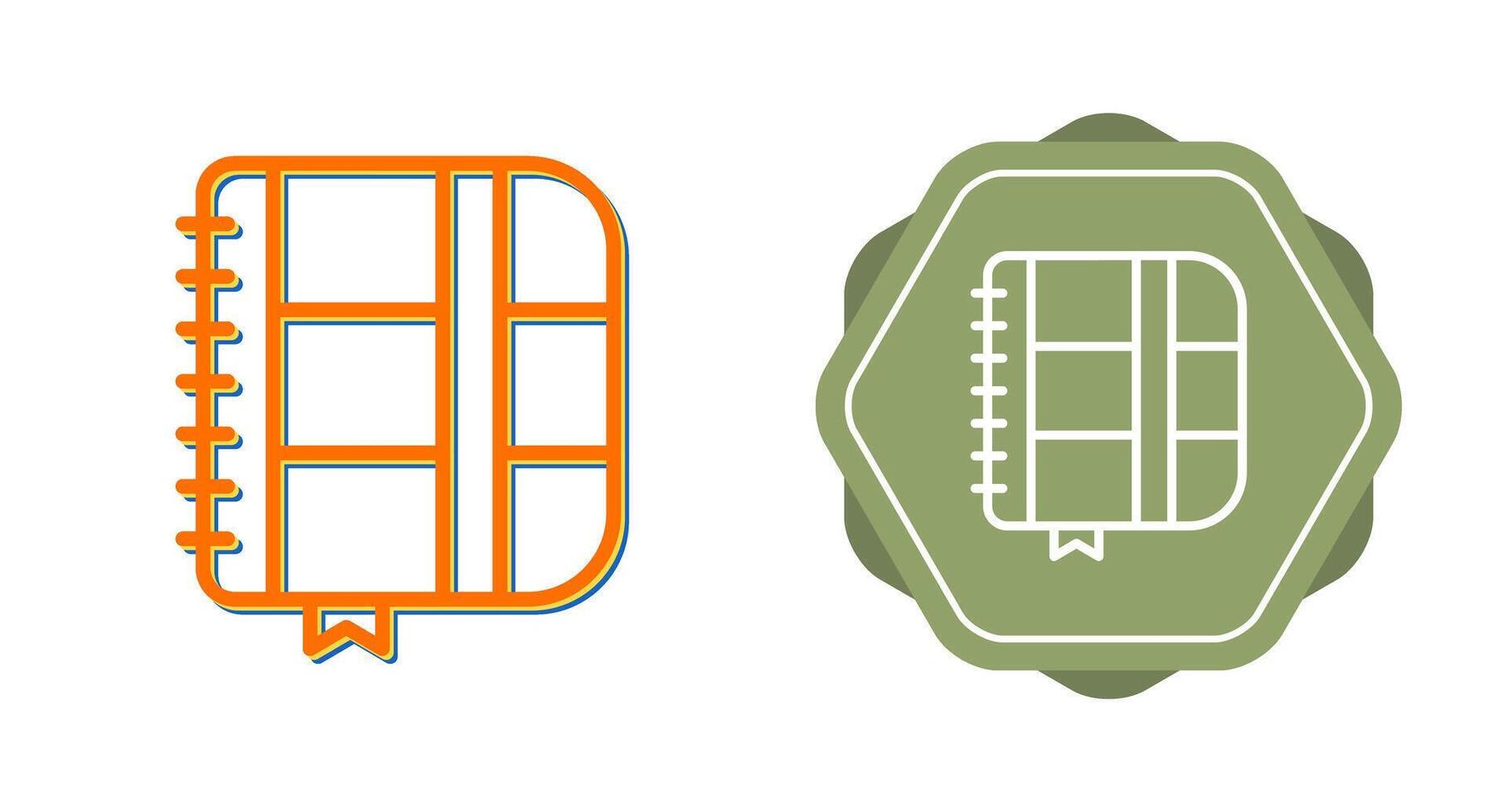 Notebook Vector Icon