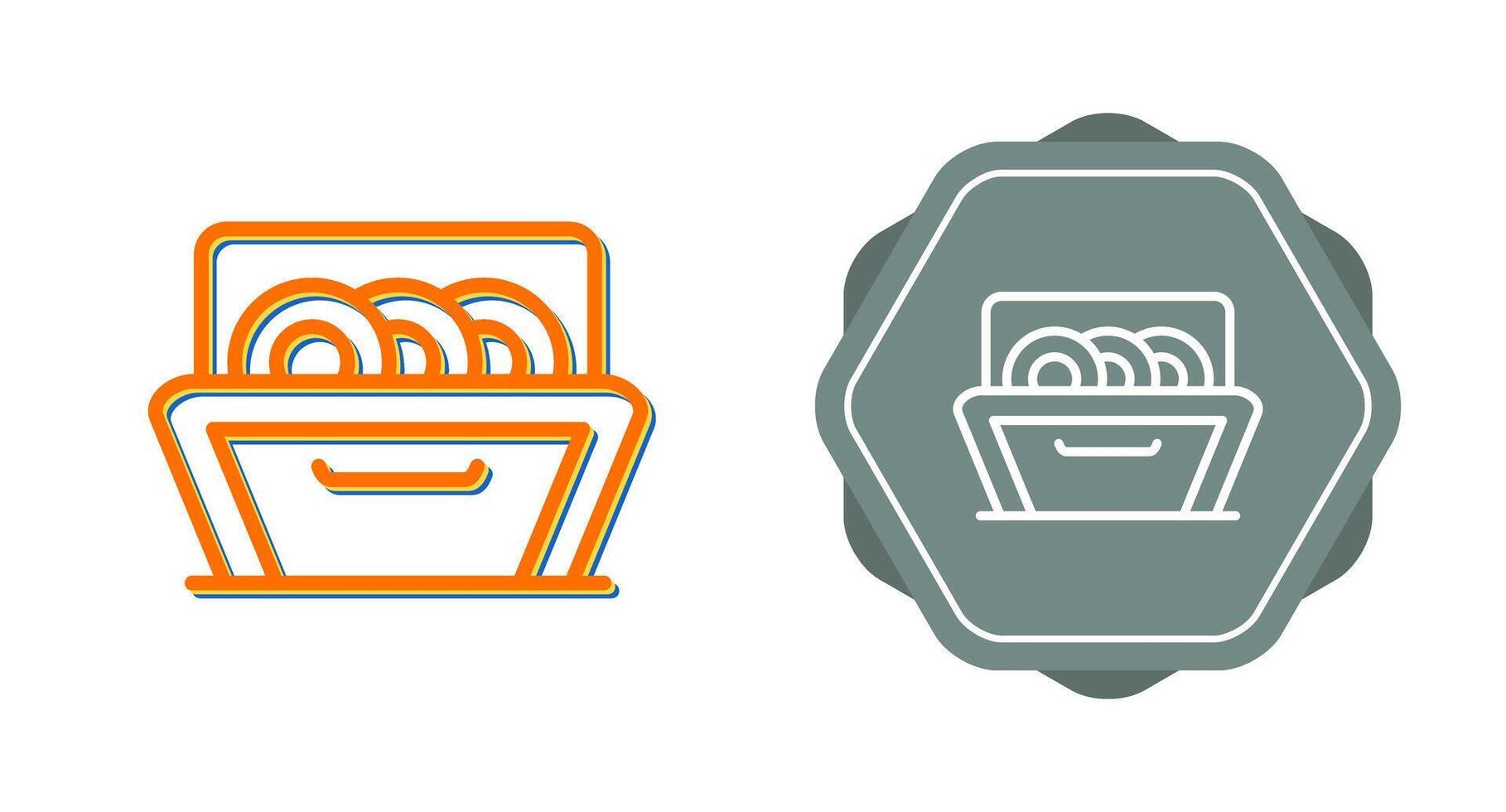 Dishwasher Vector Icon