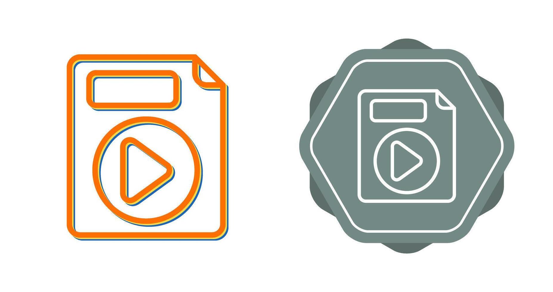 Video File Vector Icon