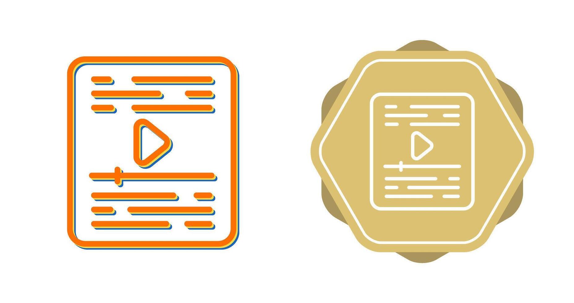Video Vector Icon