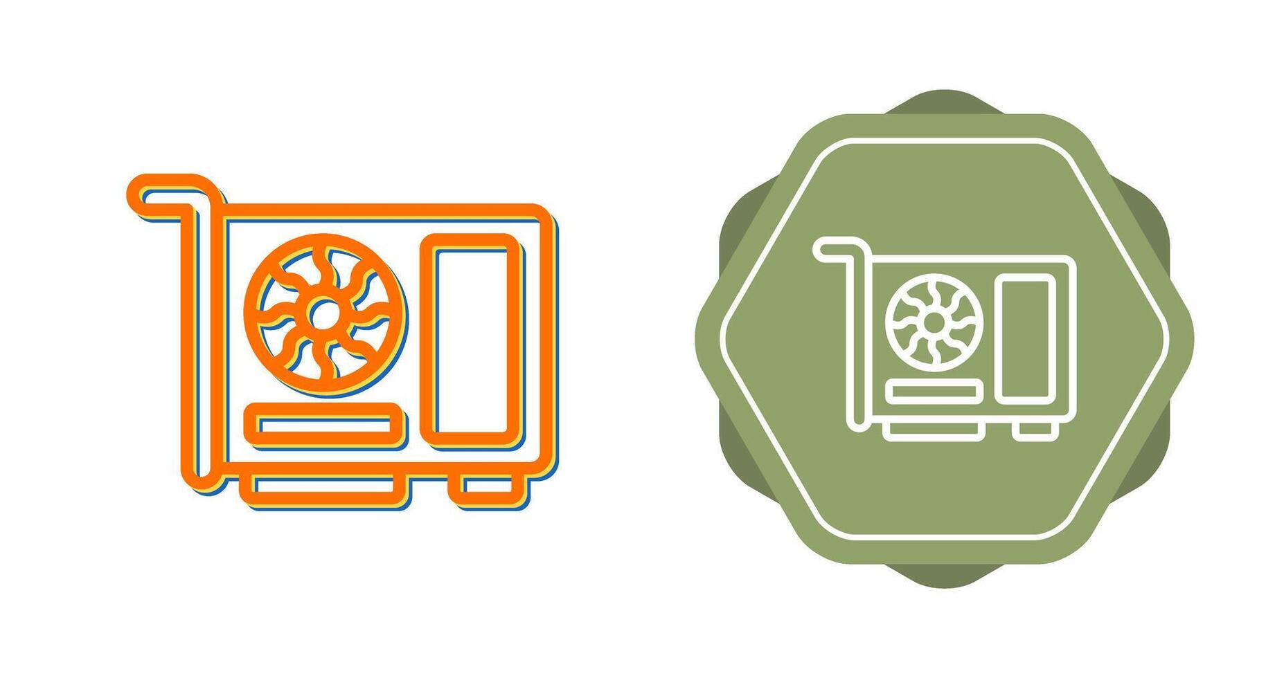 Graphic Card Vector Icon