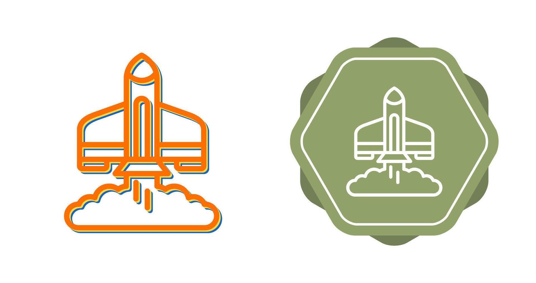 Rocket Launch Vector Icon