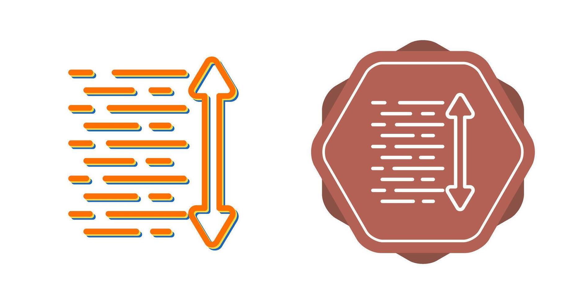 Line Spacing Vector Icon