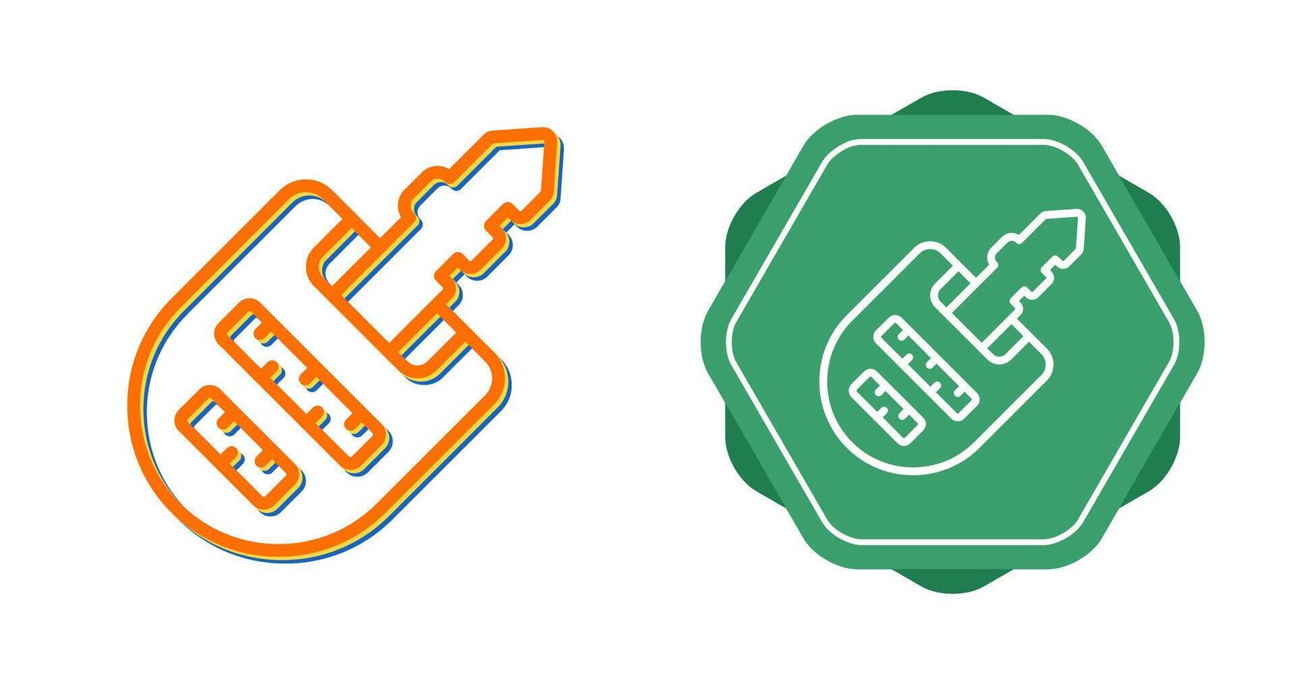 Car Key Vector Icon