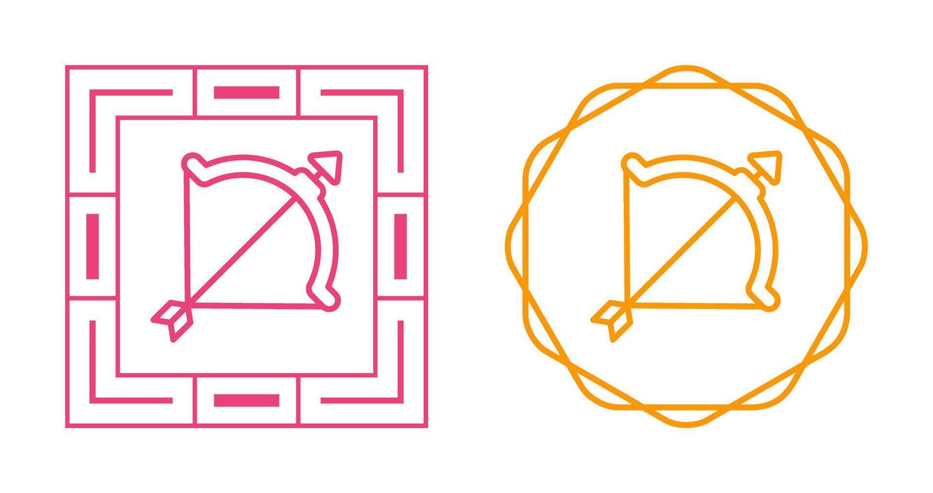 Bow and arrow Vector Icon