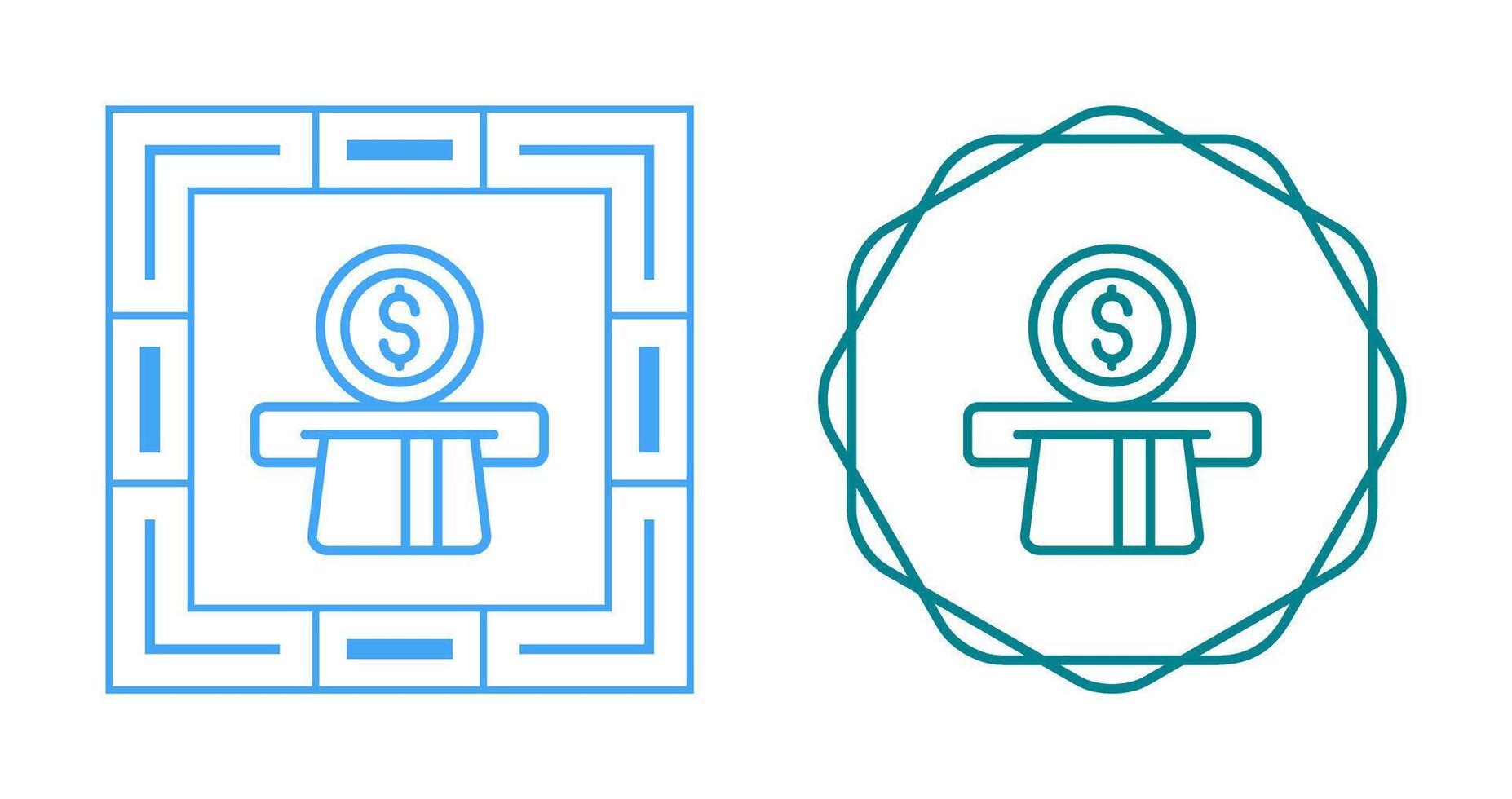Automated Teller Machine Vector Icon
