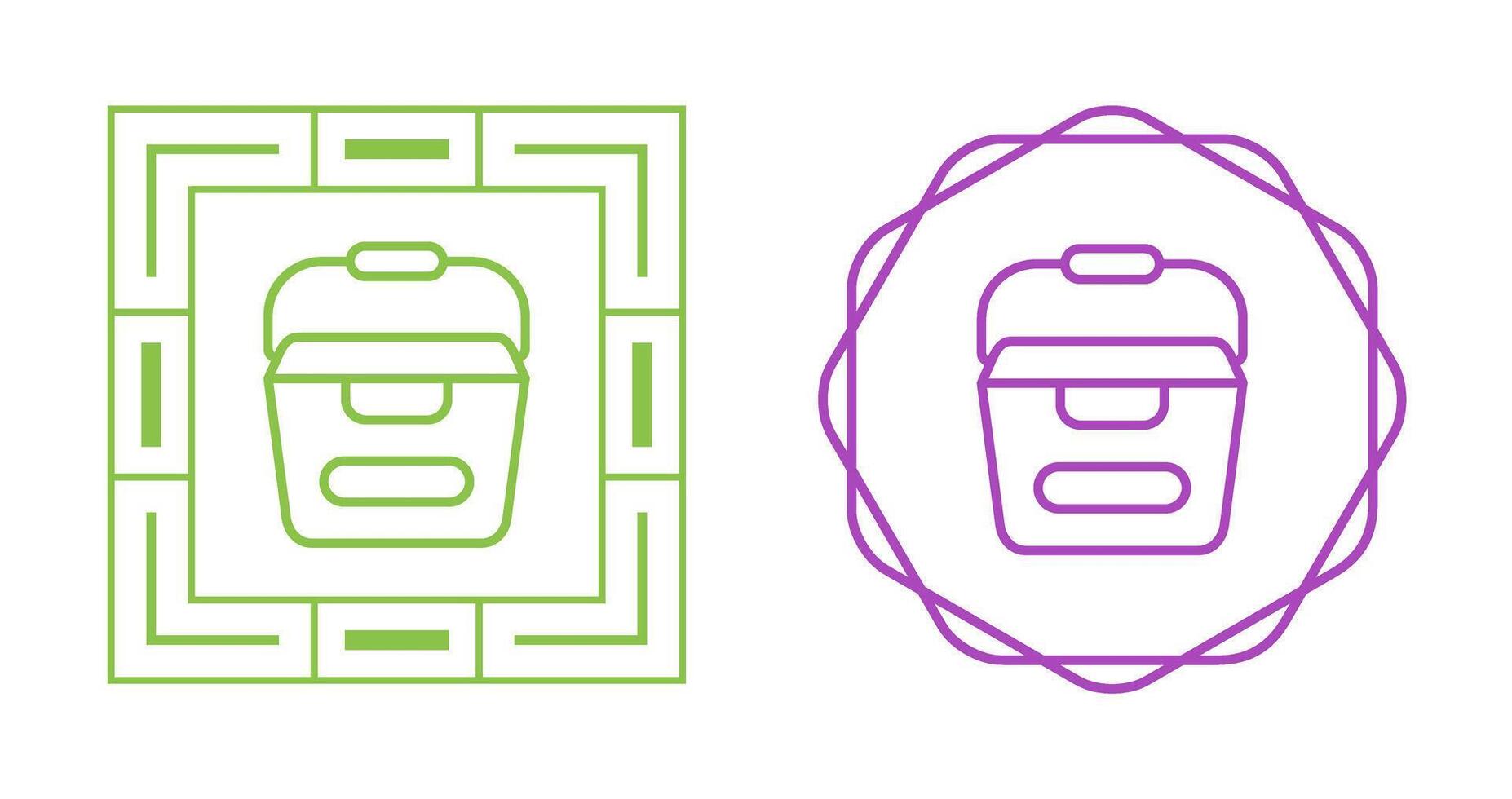 Portable water container Vector Icon