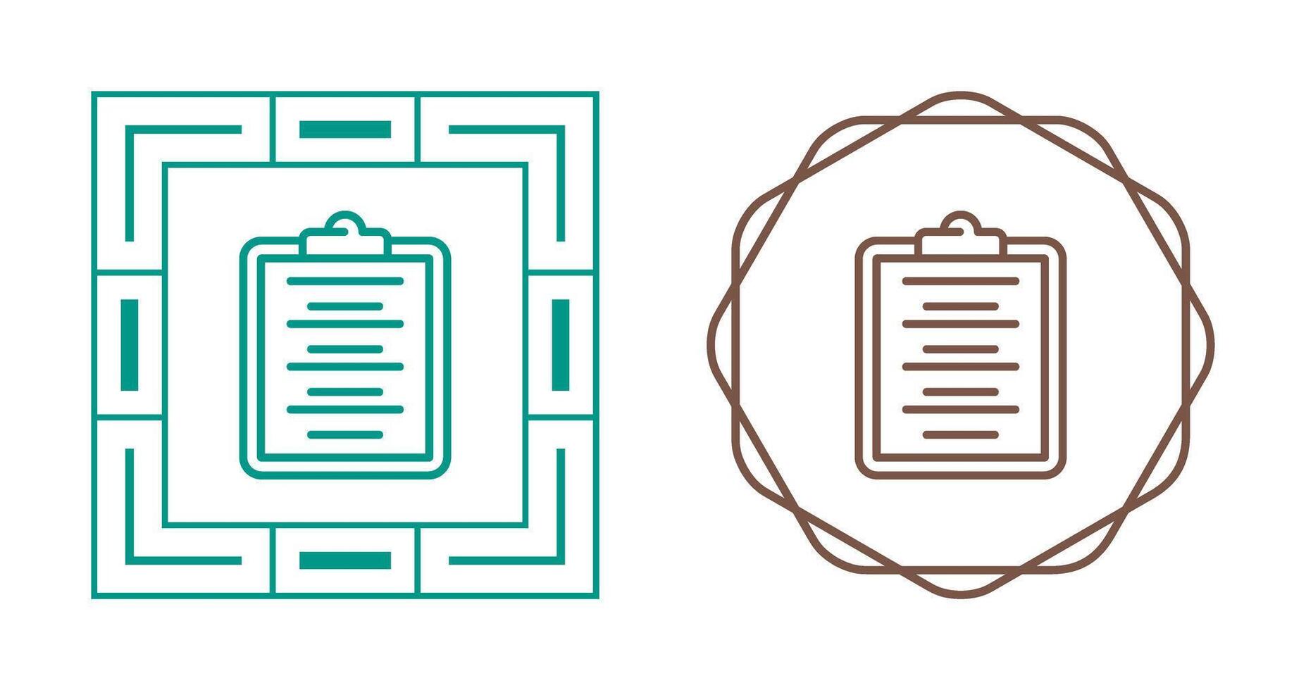 Writing Pad Vector Icon