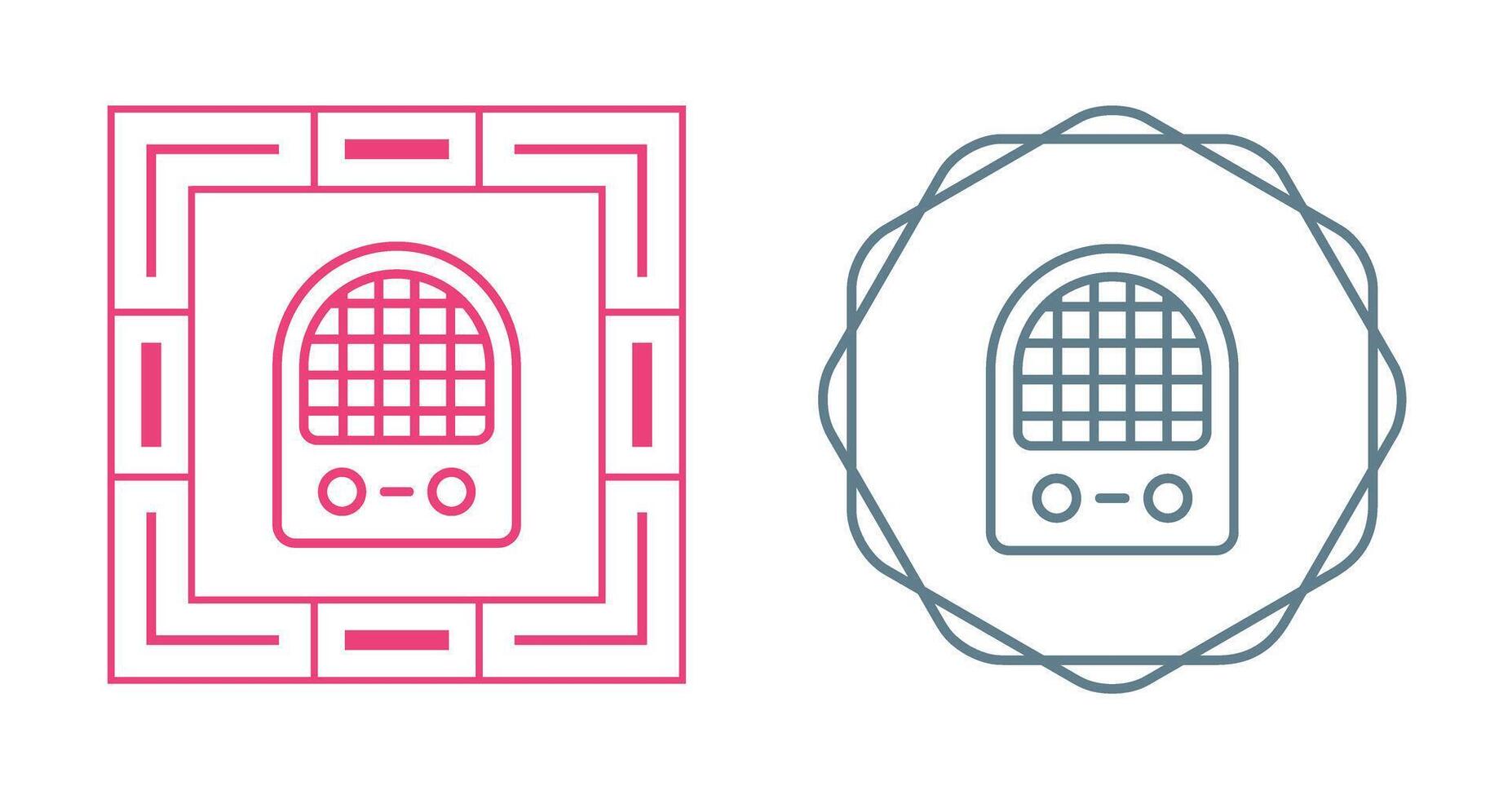 Portable heater Vector Icon