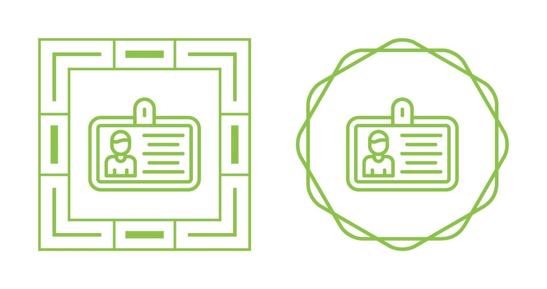 Business Card Vector Icon