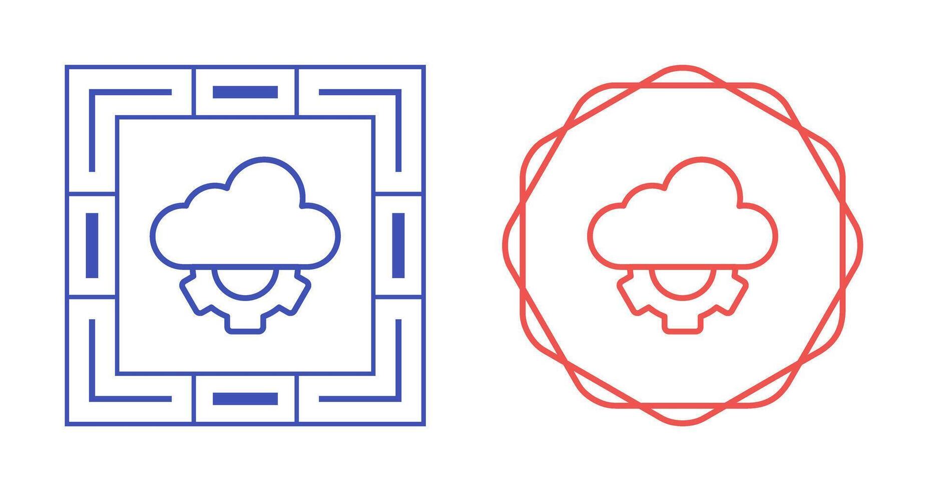 Cloud API Vector Icon