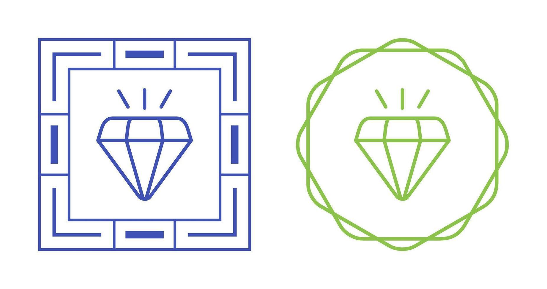 icono de vector de diamante