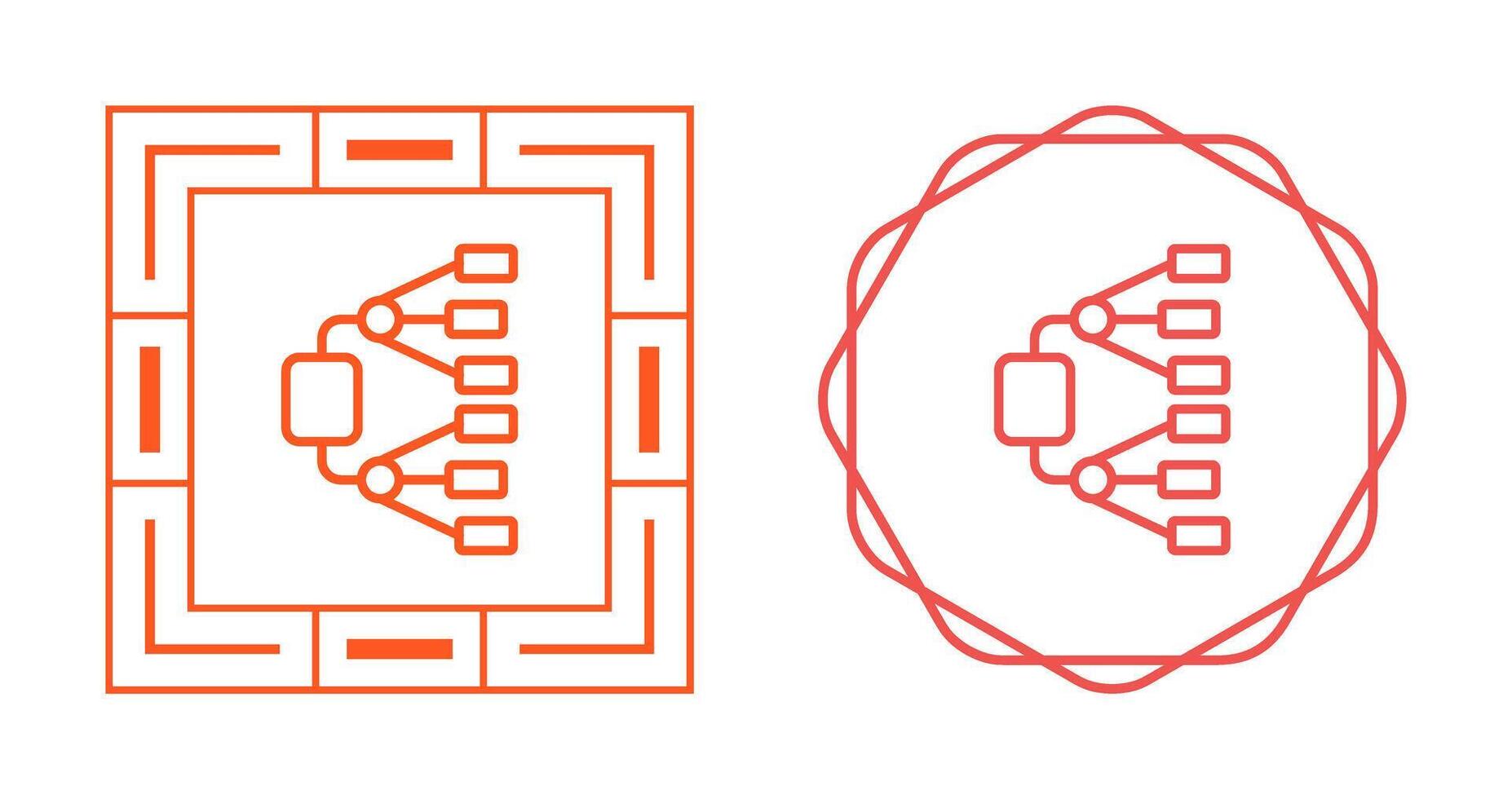 Network Diagram Vector Icon