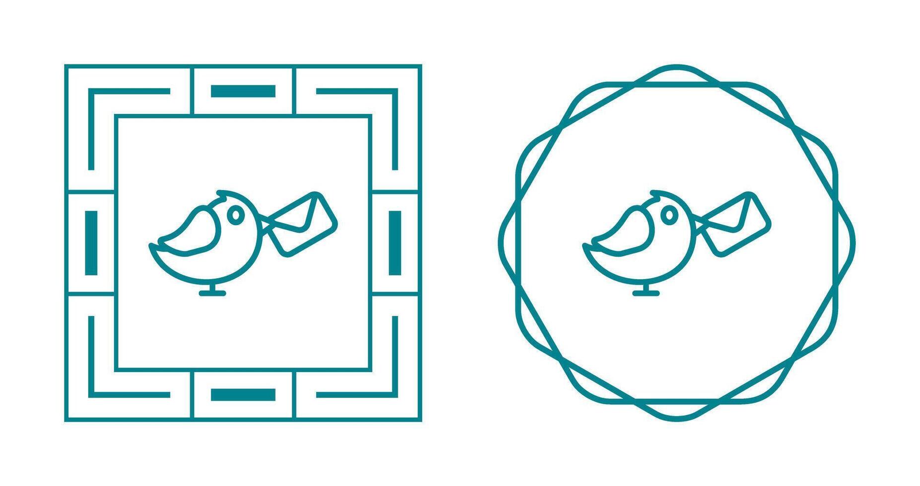 Carrier Pigeon Vector Icon