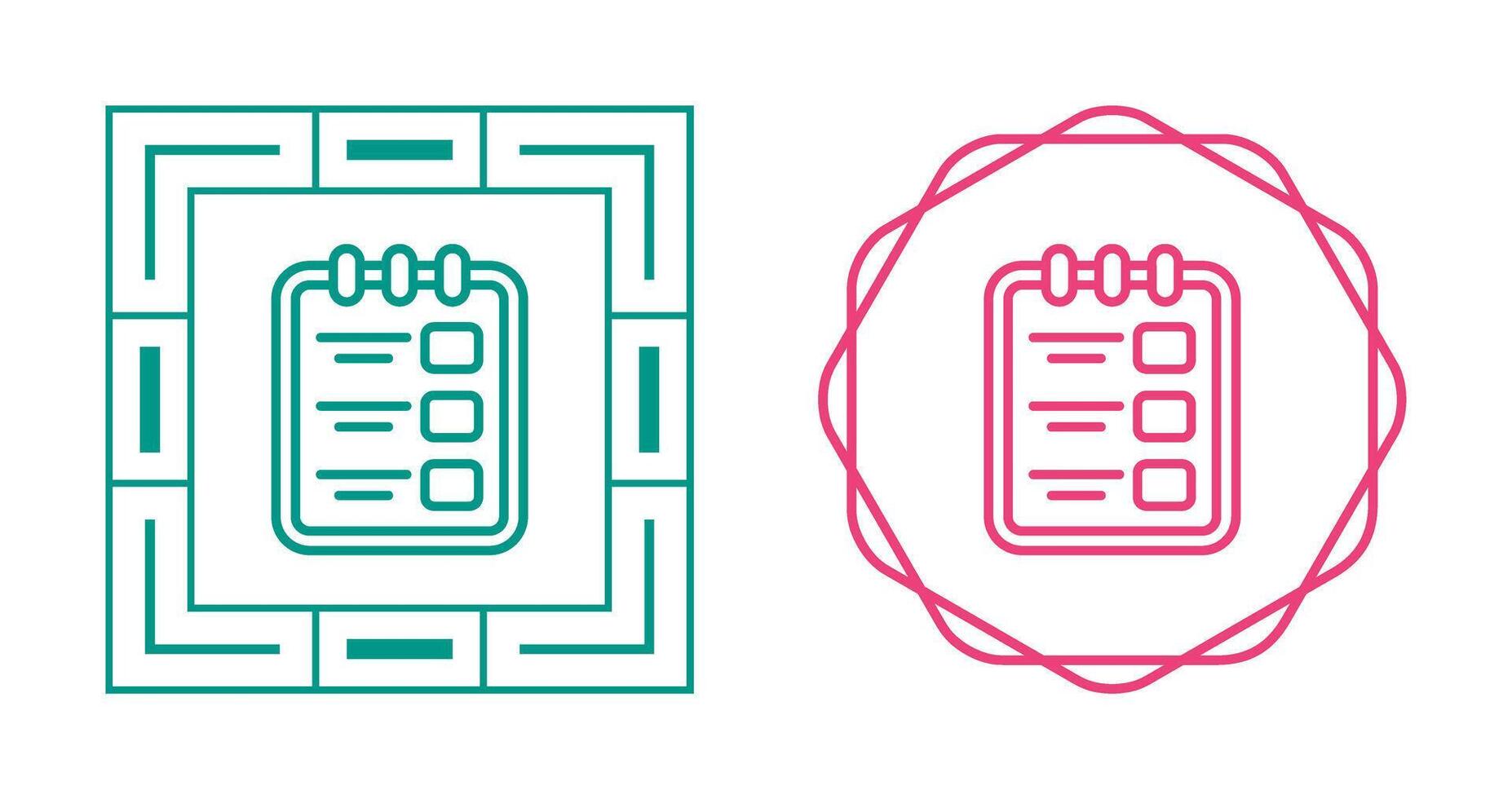 Task list with clipboard Vector Icon