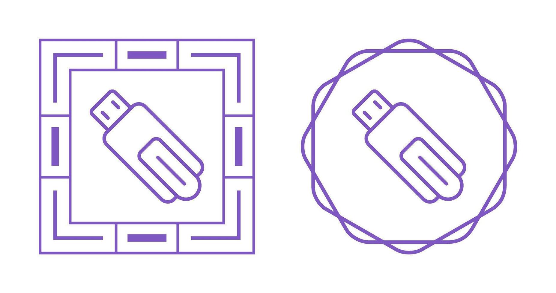 USB Flash Drive Vector Icon