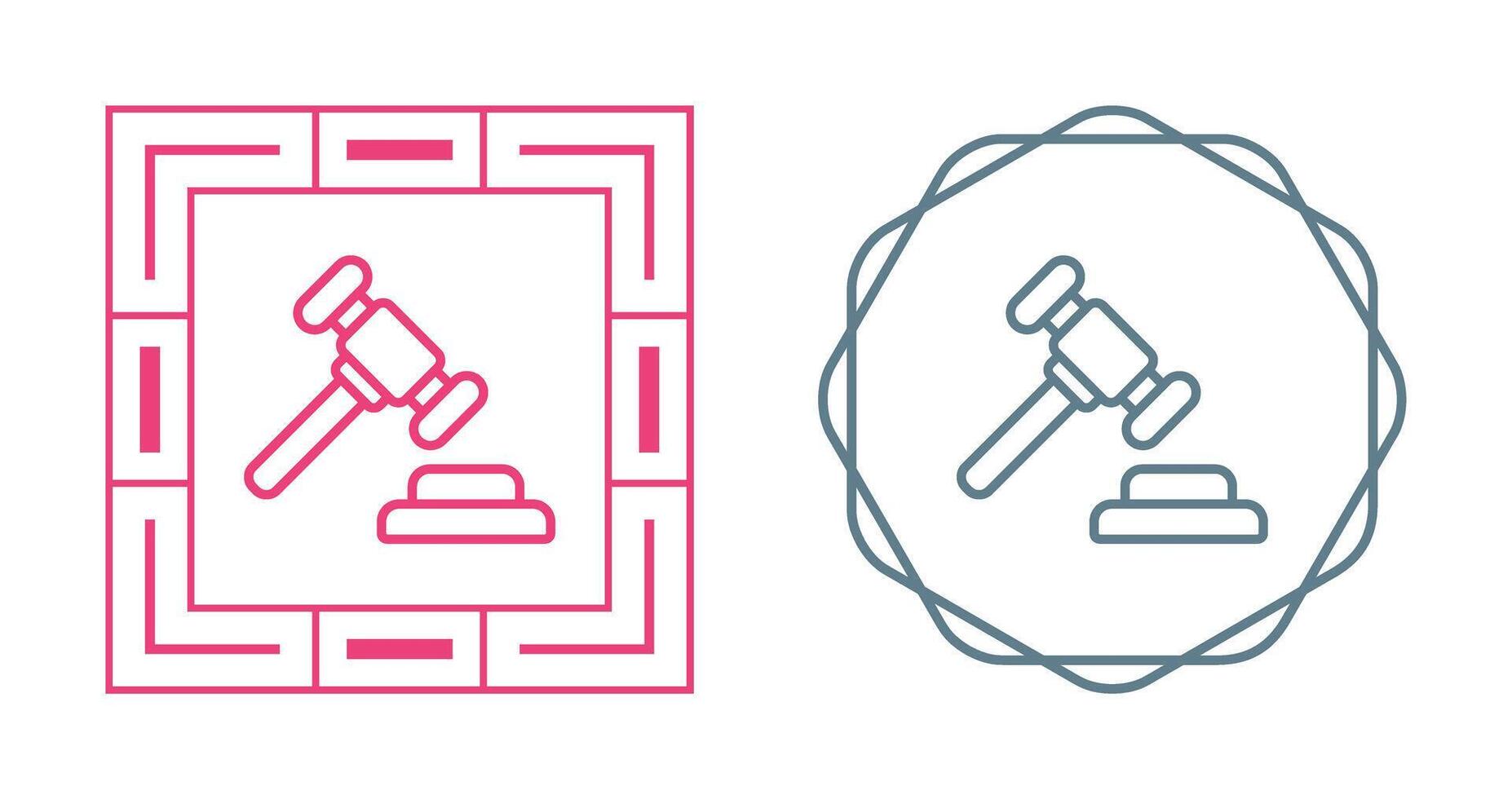 Gavel Vector Icon
