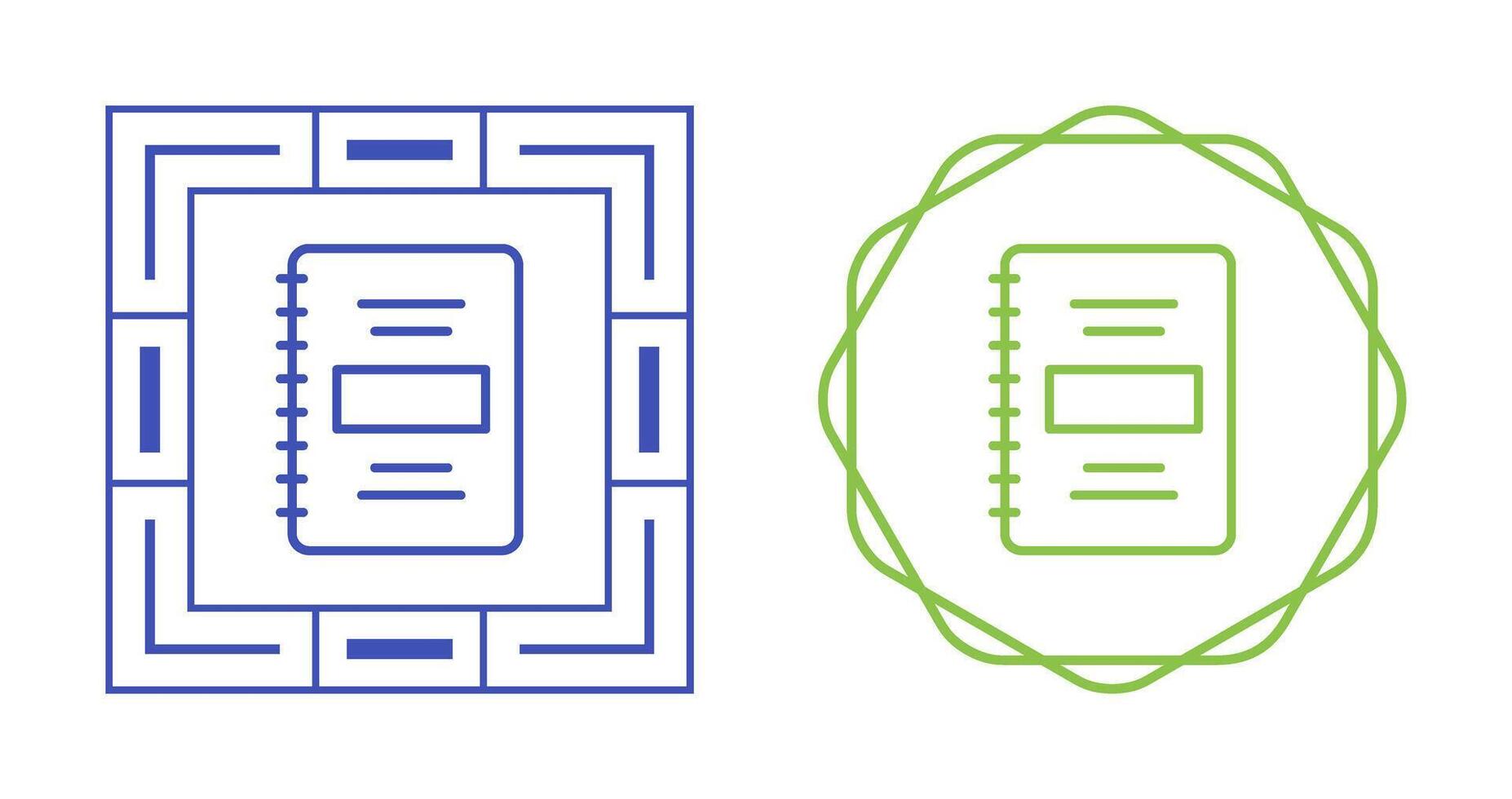Notebook Vector Icon