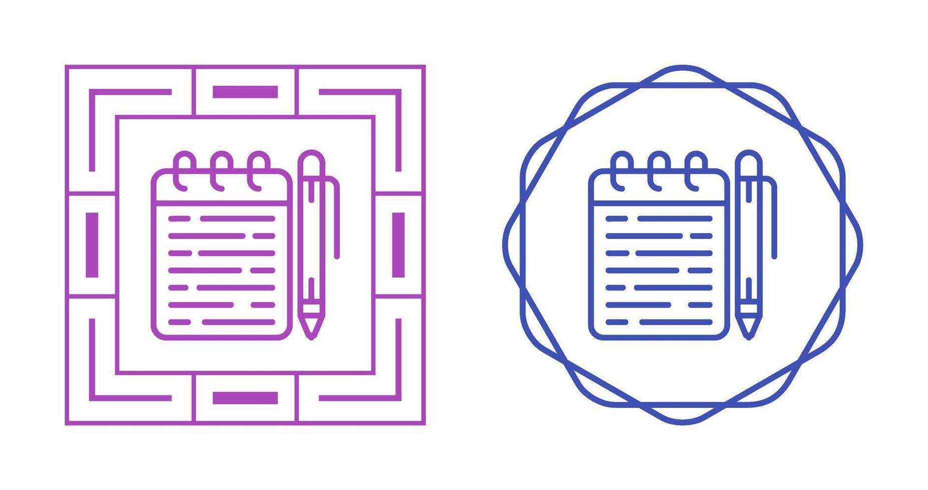 Memo pad Vector Icon