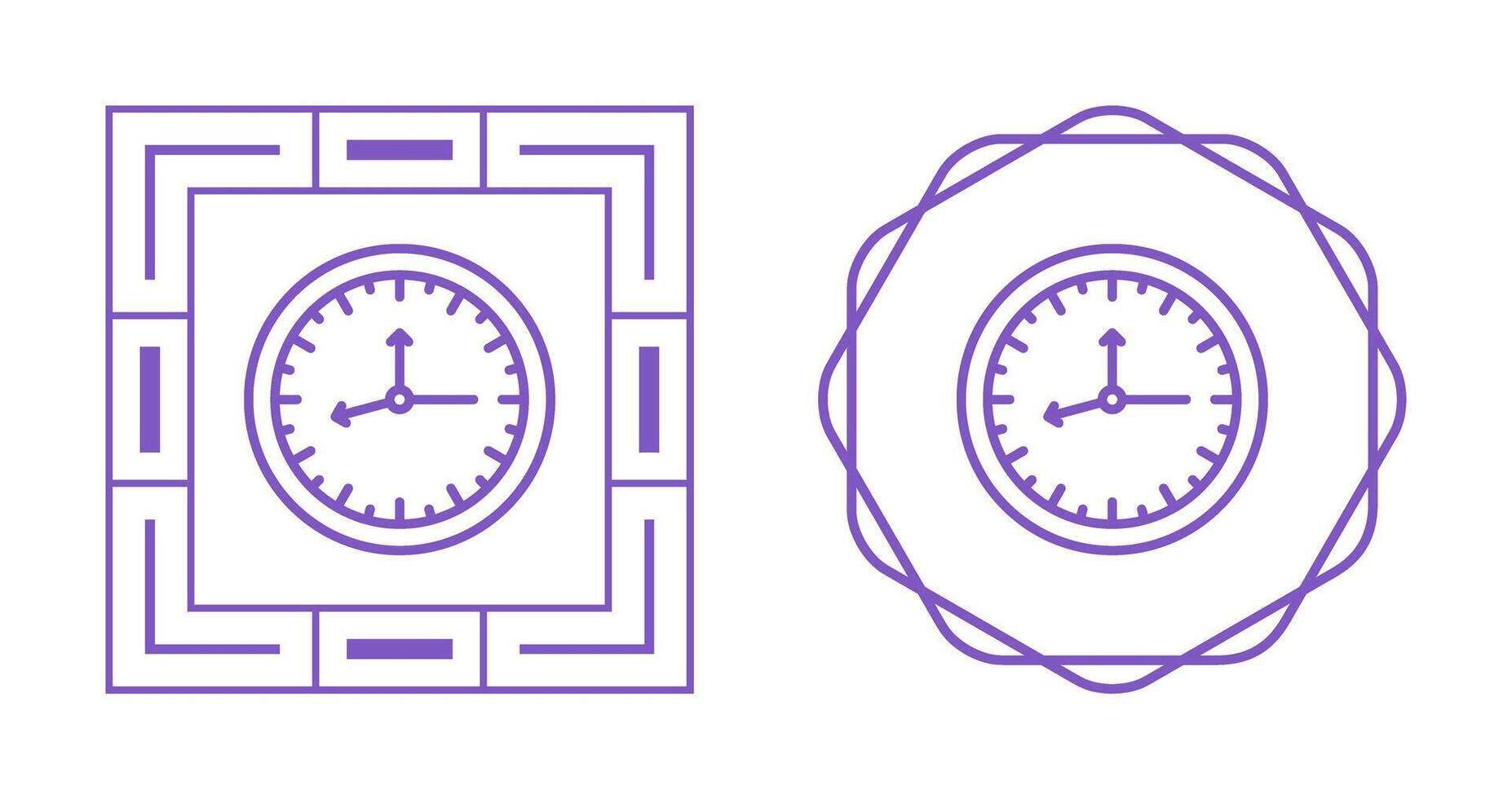 Clock Vector Icon