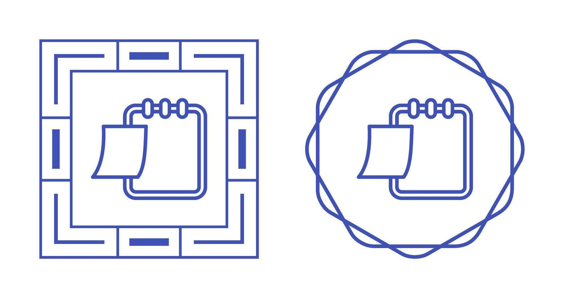 Writing pad Vector Icon