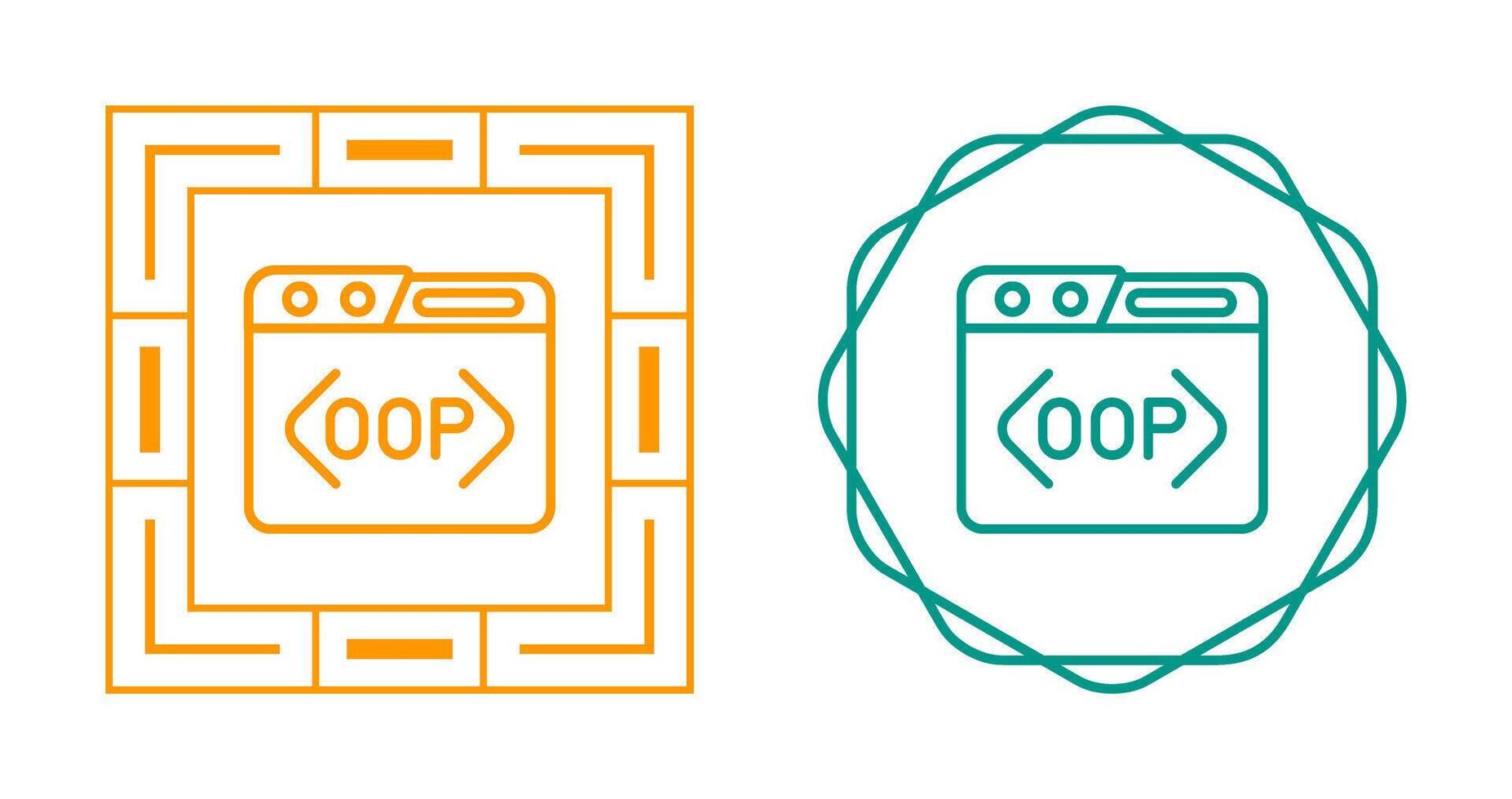 OOP Vector Icon