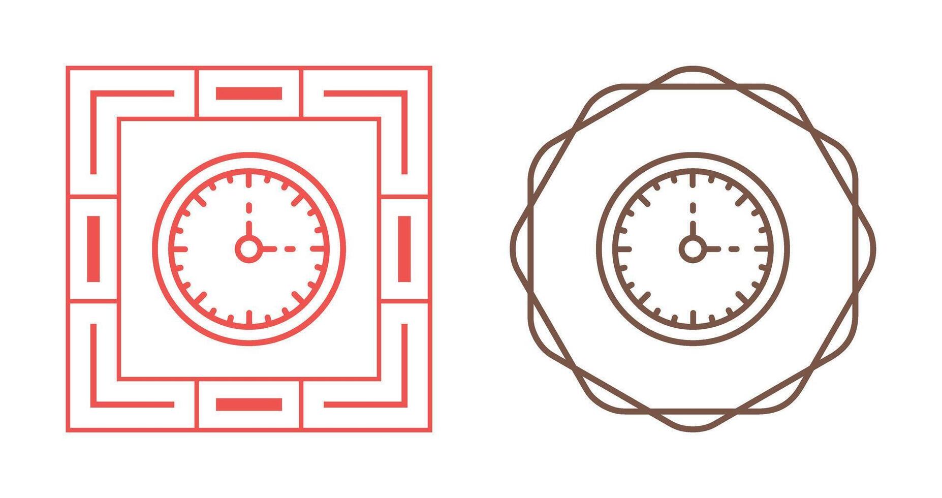 Clock Three Vector Icon