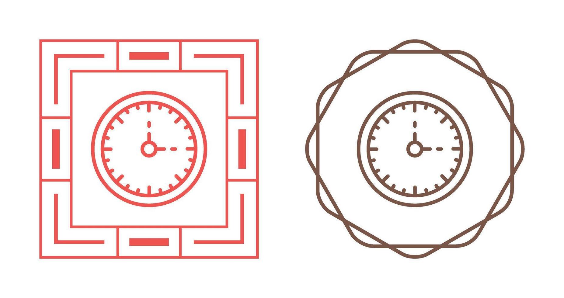 Clock Three Vector Icon