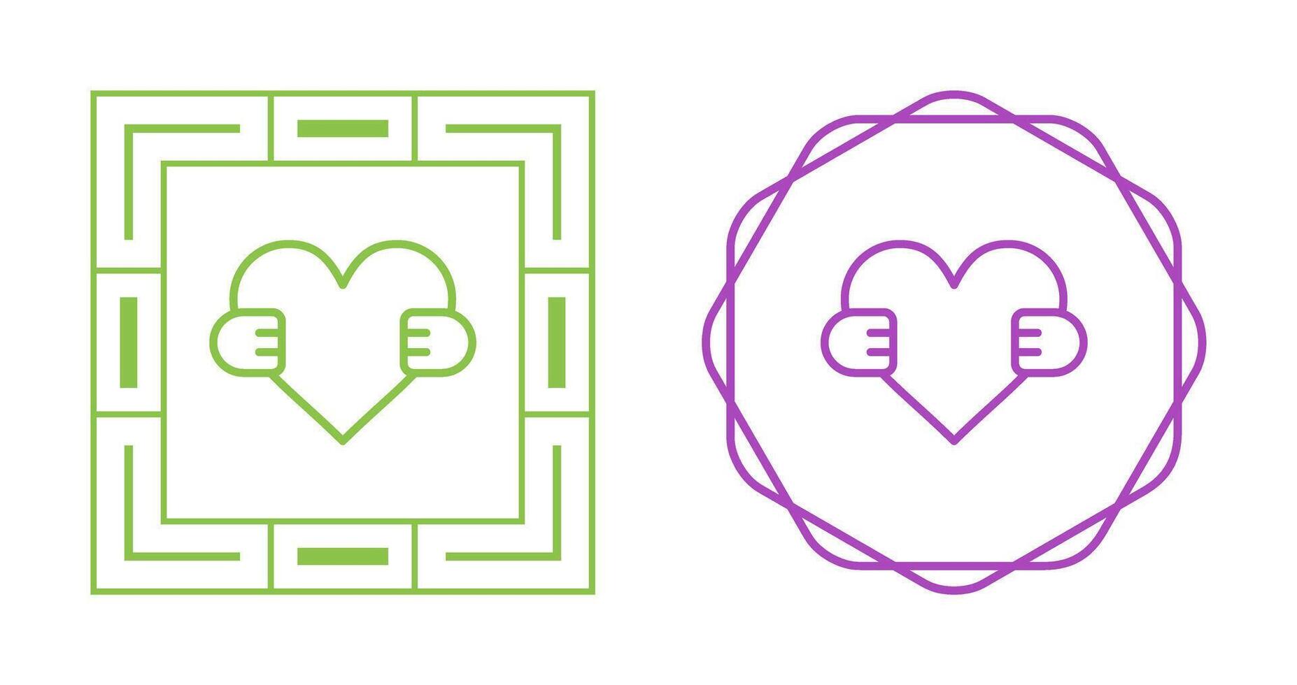 Hand Holding Heart Vector Icon