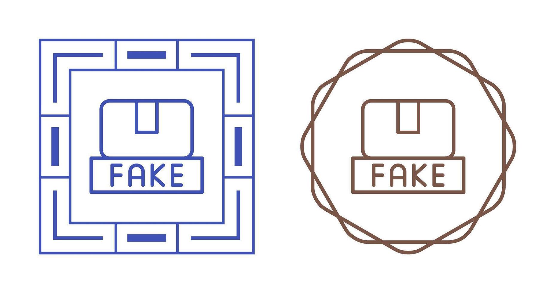 Counterfeit Products Vector Icon