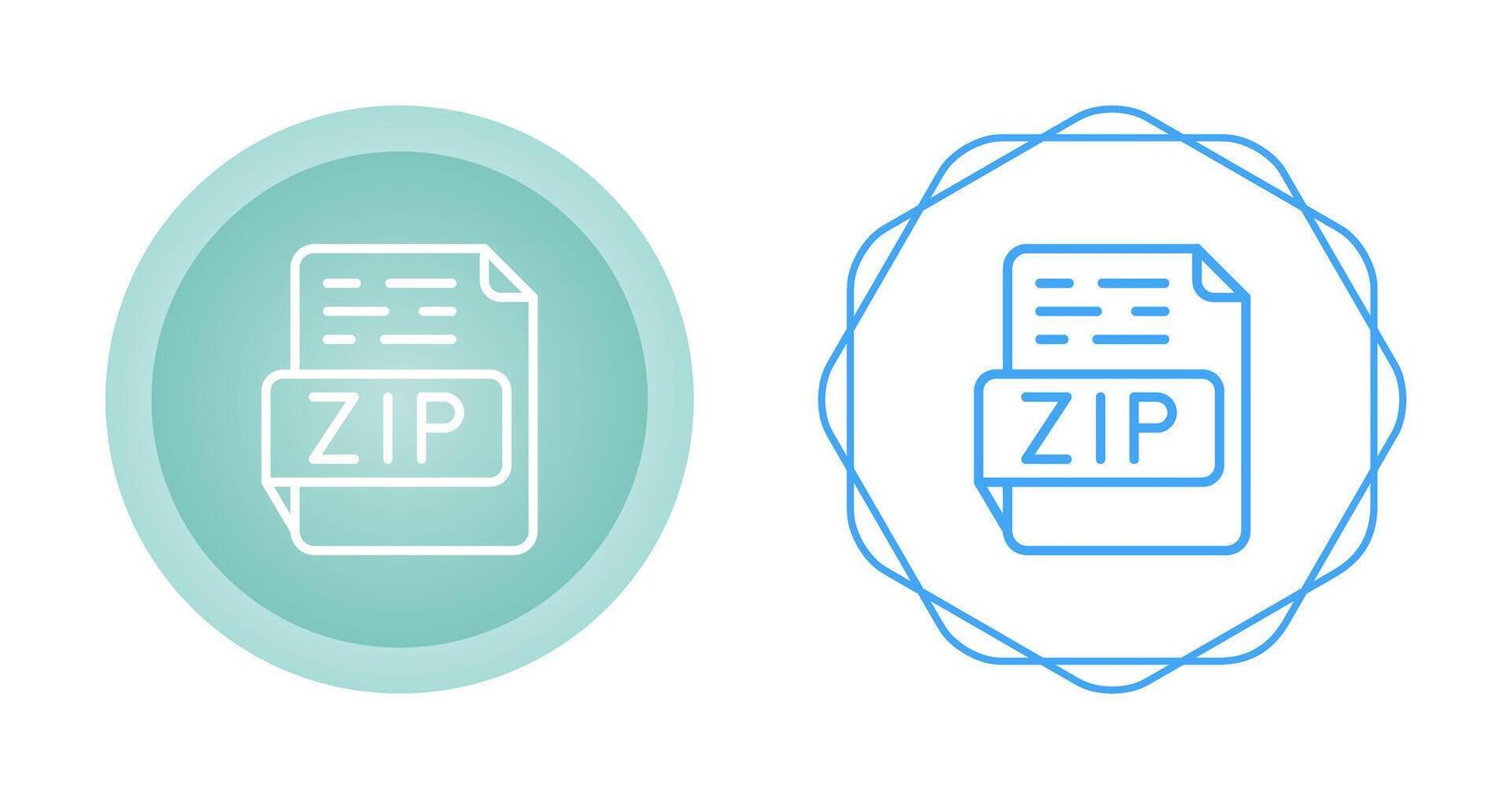 ZIP Vector Icon