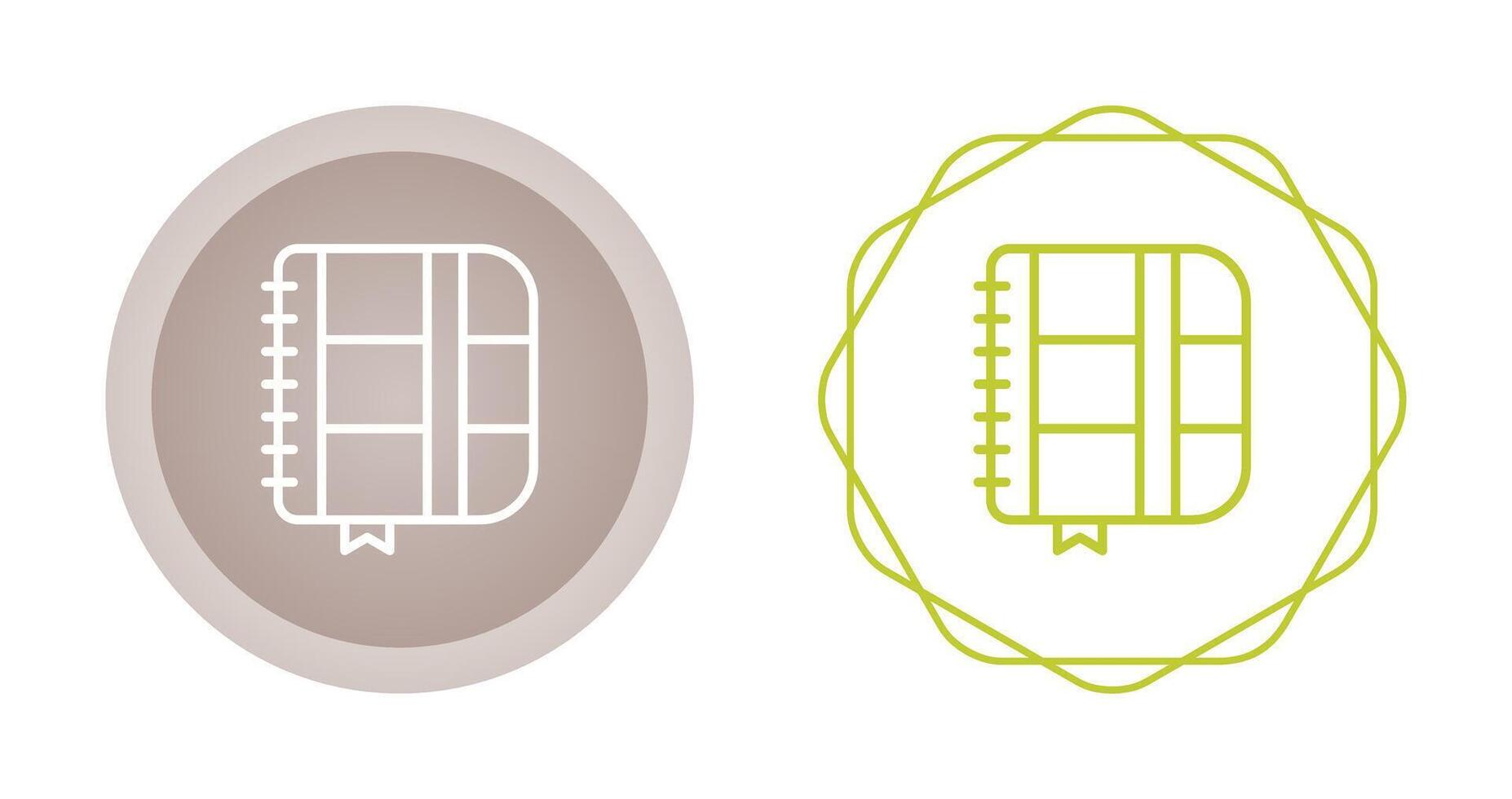 Notebook Vector Icon
