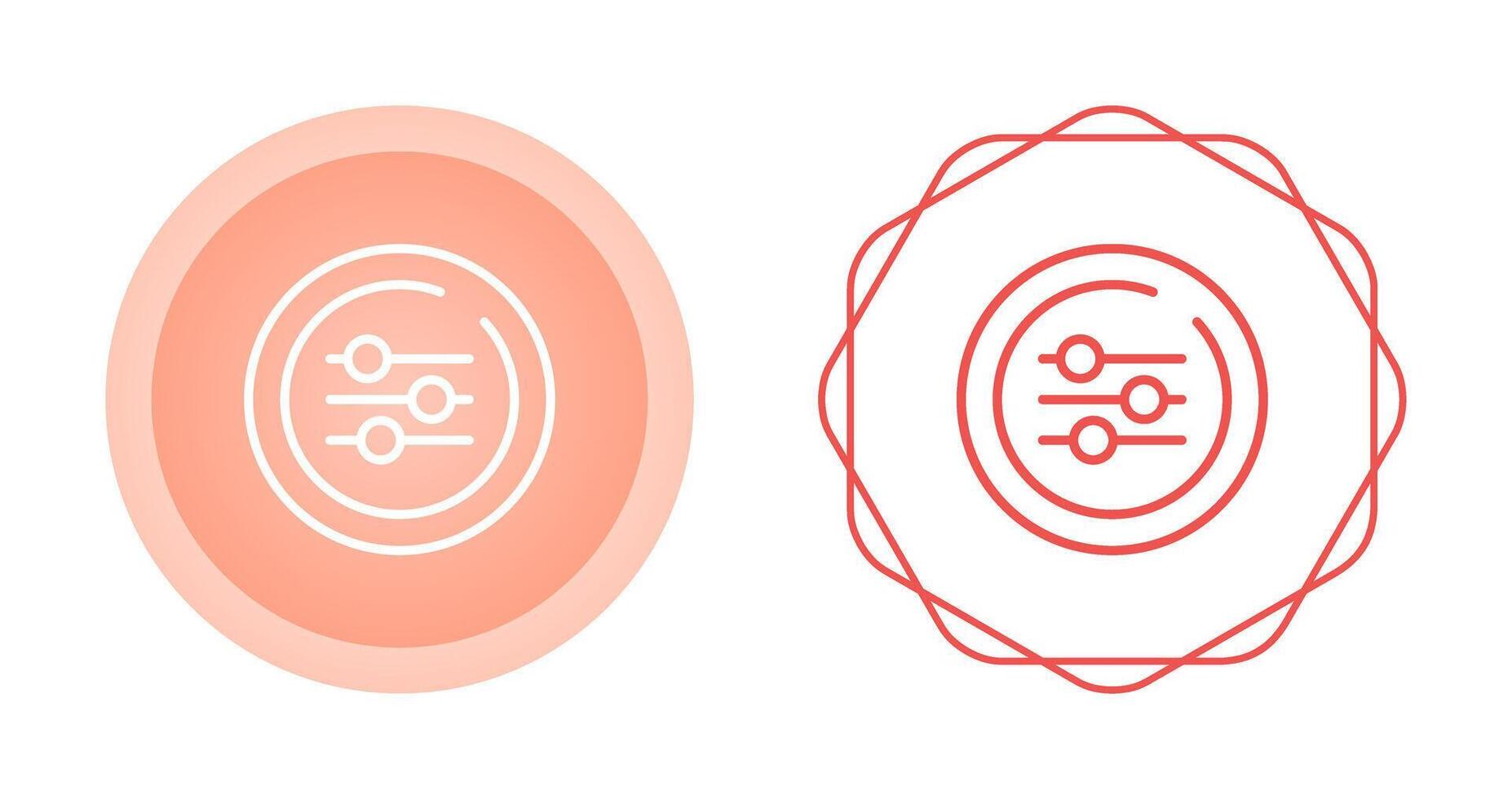 Equalizer Circle Vector Icon