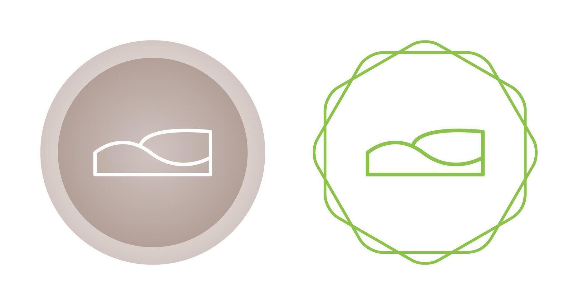 Sand dunes Vector Icon